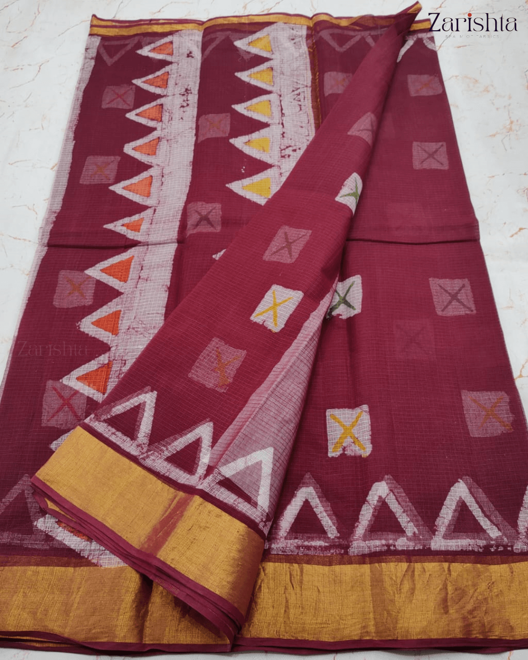 1-18.png Kota Doria Saree - Image 1