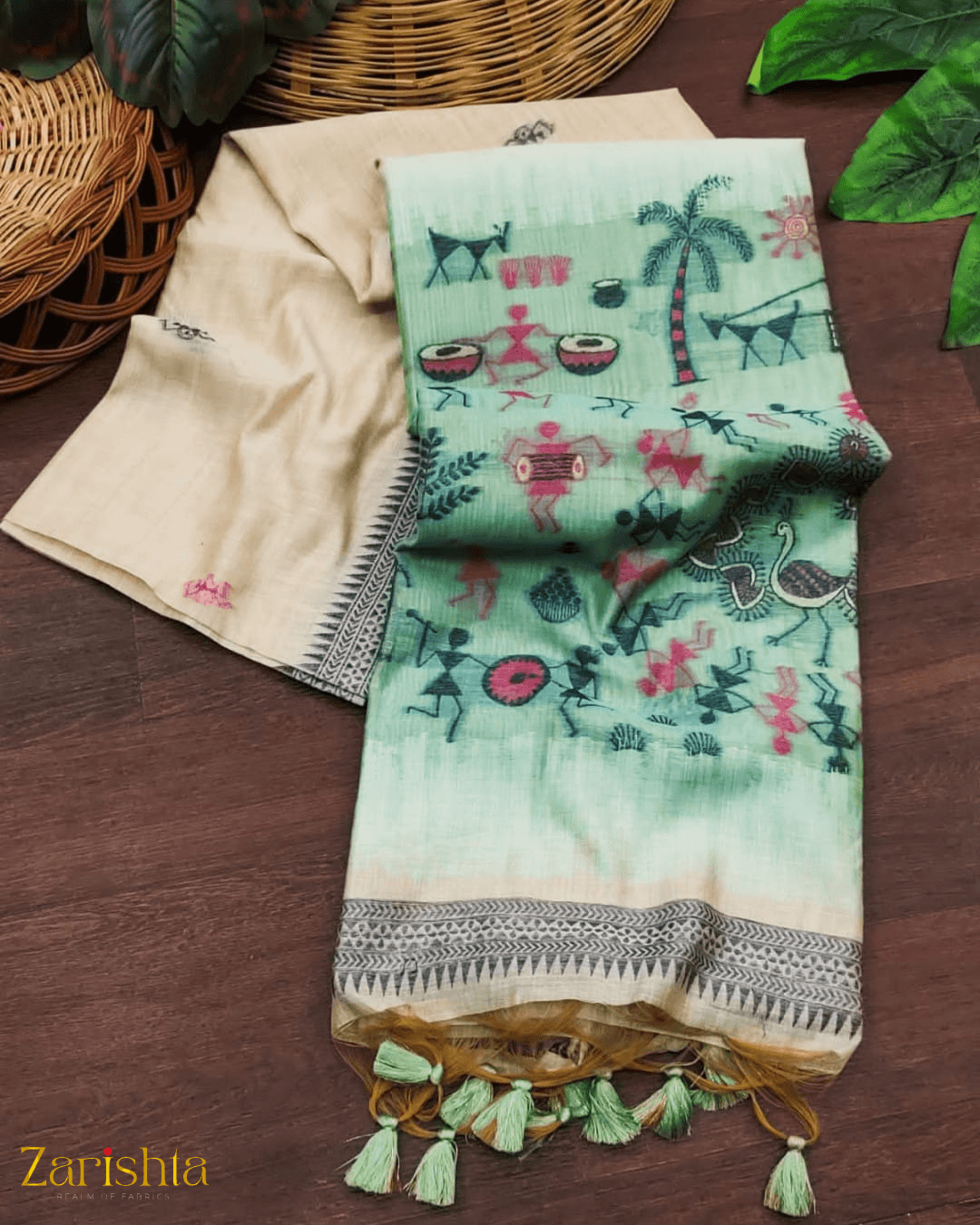 1-2.png Muga Soft Silk Saree - Image 1