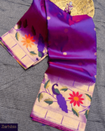 Radhaa Rani Brocade Paithani - Image 5
