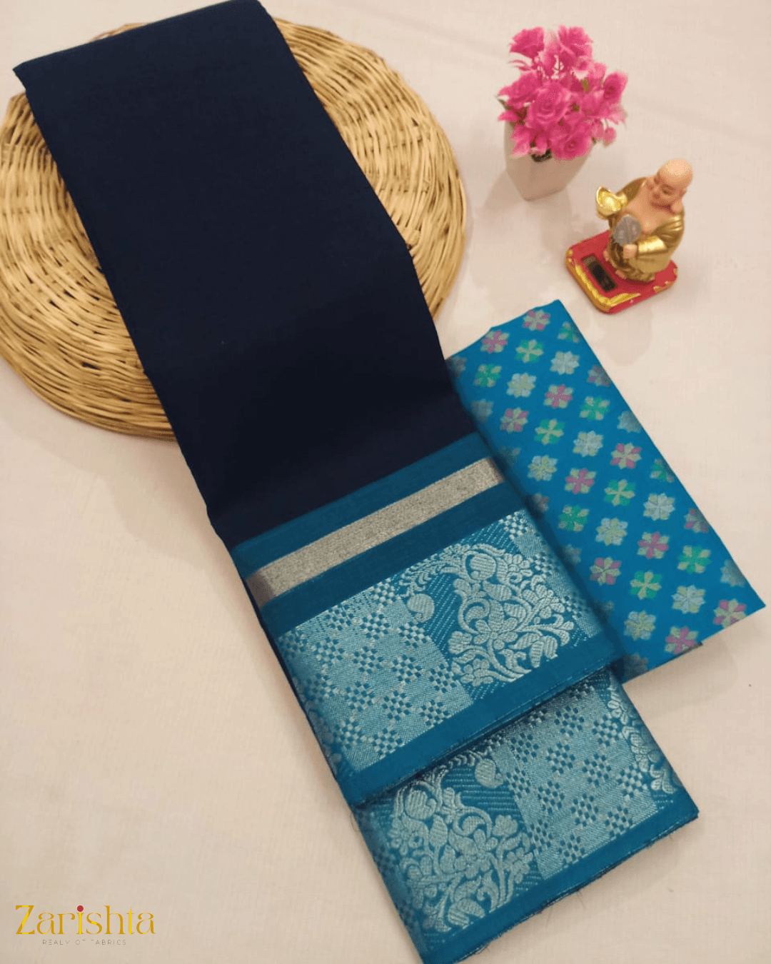 142.png Chettinad Cotton Saree - Image 1