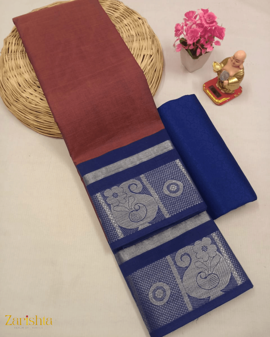 143.png Chettinad Cotton Saree - Image 1