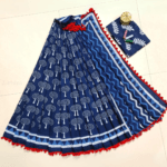 Hand Block Print Mul- Mul Cotton Saree