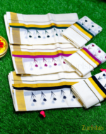 Kerala Traditional Set Mundu - Image 2