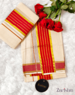 Kerala Traditional Set Mundu - Image 2