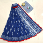 Hand Block Print Mul- Mul Cotton Saree