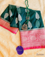 Semi Organza Saree - Image 3