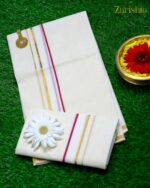 Kerala Traditional Set Mundu - Image 2