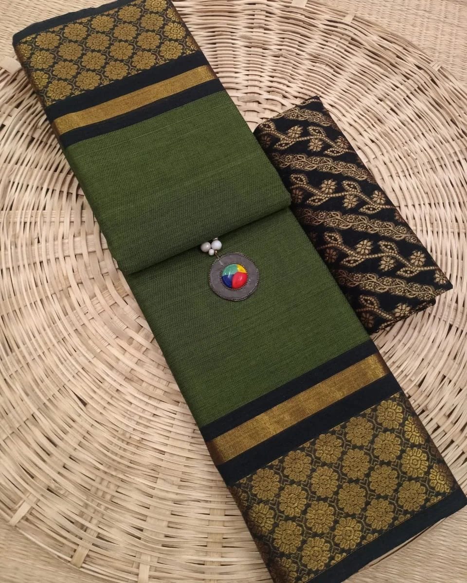 454382942_424140040656349_6178200713468252307_n.webp.jpg Chettinad Cotton Saree - Image 1