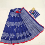 Hand Block Print Mul- Mul Cotton Saree