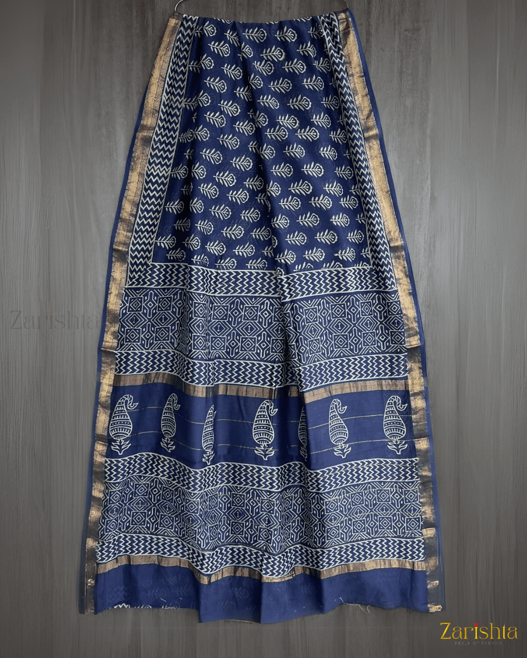 9-9-24-1.png Pure Maheshwari Silk Saree - Image 1