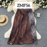 Luxe Leopard Satin Skirt